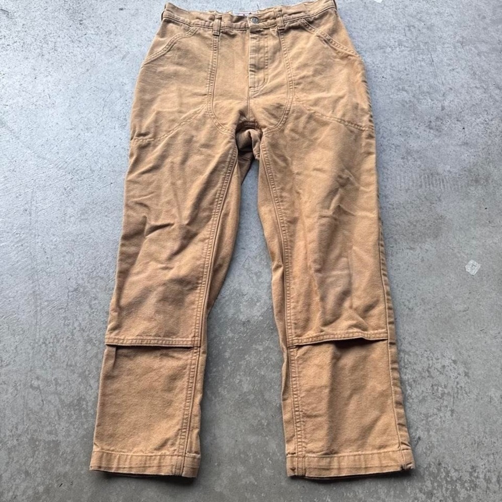 Early 2000s Patagonia Women's Iron Forge Hemp Canvas Double Knee Pants Size 6